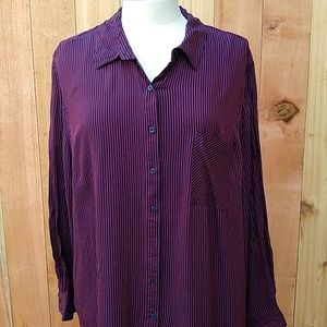 Rayon Blouse by Como Black, EUC